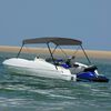 vidaXL 2 Bow Bimini Top Anthracite 70.9x51.2x43.3"