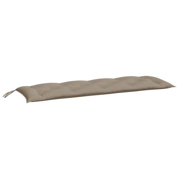 vidaXL Garden Bench Cushion Taupe Oxford fabric (100% polyester)