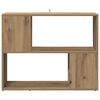 vidaXL Book Cabinet Artisan oak Engineered wood Medium Book Cabinet
