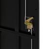 vidaXL File Cabinet Black Powder-coated steel Extra High File Cabinet