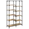 vidaXL Bookshelf artisan oak 100 x 32 x 170 cm Engineered wood