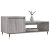 vidaXL Coffee Table Gray Sonoma Engineered wood Medium Coffee Table