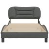 vidaXL Bed Frame Dark Grey