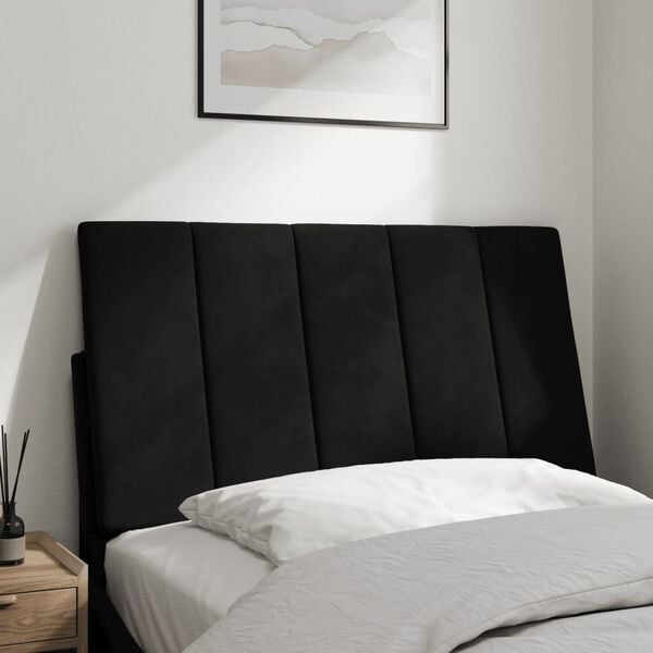 vidaXL Headboard Cushion Black Velvet