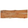 vidaXL Table Top Natural Solid acacia wood 47.2 x 15.7 in Durable