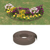vidaXL Garden Edgings 3 pcs Brown 32.8' 3.9" Polyethylene