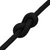 vidaXL Boat Rope Full Black 0.63 " 328.1 ' Polypropylene
