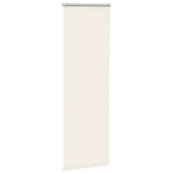 vidaXL Roller Blind Off White 100% polyester, aluminum top rail