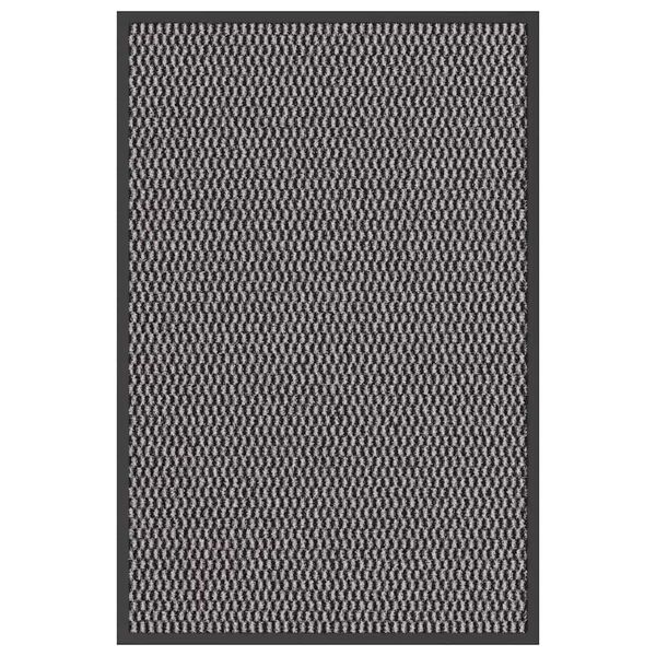 vidaXL Doormat Anthracite Polypropylene and PVC 23.6 x 35.4 in Non-slip