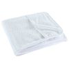 vidaXL Beach Towel Set of 2 White Fabric (84% cotton, 16% polyester)