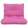 vidaXL Pallet Cushions 2 pcs Pink Oxford Fabric