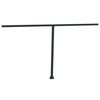 vidaXL Awning Post Set Anthracite Iron 177.2 x 96.5 in Height-Adjustable