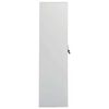 vidaXL Wardrobe Light Grey Steel Medium Wardrobe Rectangular