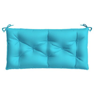 vidaXL Garden Bench Cushions 2pcs Turquoise 39.4"x19.7"x2.8" Fabric