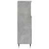 vidaXL Bathroom Cabinet Concrete grey Engineered wood, iron Tall