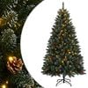 vidaXL Artificial Christmas Tree 150 LEDs 47.2"