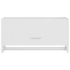 vidaXL Wardrobe White Engineered wood Compact Wardrobe Rectangular