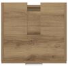 vidaXL Bathroom Cabinet with Door Artisan Oak 15.75 x 14.57 x 23.23 in