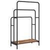vidaXL Cloth Rack Old Wood 23.62 x 11.81 x 39.57 in Engineered wood