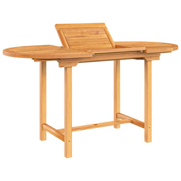 vidaXL Garden Table Natural Teak Solid Teak Wood