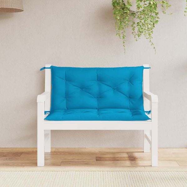 vidaXL Garden Bench Cushion Set of 2 Light blue