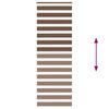 vidaXL Zebra Blind Brown 100% Polyester, Aluminum 29.5x90.6 in