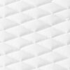vidaXL Pillow Set of 2 White Memory foam flakes and 100% polyester
