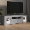 vidaXL TV Cabinet Concrete Gray Engineered Wood Medium TV Cabinet