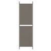 vidaXL 5-Panel Room Divider Anthracite 98.4"x86.6" Fabric