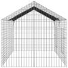 vidaXL Rabbit Cage Silver 400 x 78 x 78 cm Galvanised Steel