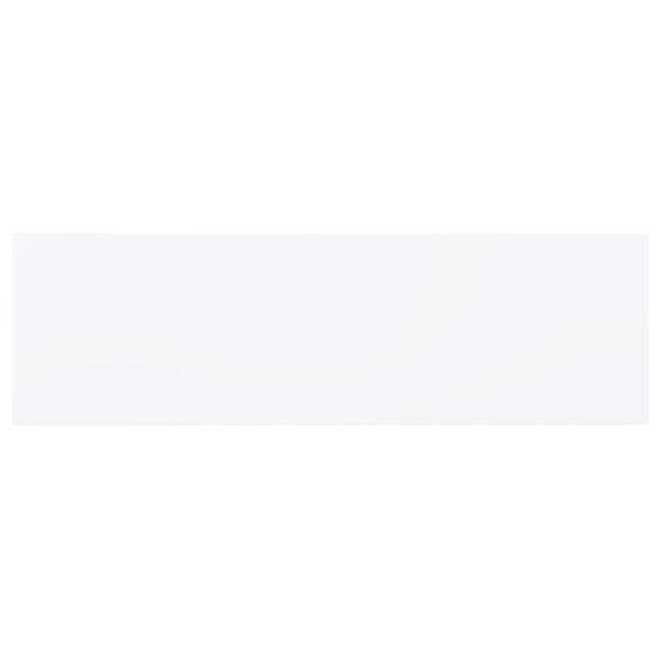 vidaXL Shelf Set of 8 White Engineered wood 39.4x11.8x0.6 in