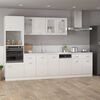 vidaXL Dishwasher Panel High gloss white Engineered Wood