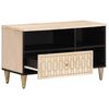 vidaXL TV Cabinet Natural Solid mango wood, engineered wood Medium