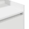vidaXL Bedside Cabinet White Engineered wood 15.0 x 13.4 x 31.5 in