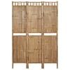 vidaXL 3-Panel Room Divider Bamboo 47.2"x70.9"