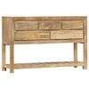 vidaXL Sideboard Natural Solid Mango Wood Medium Sideboard Rectangular