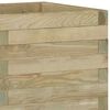 vidaXL Raised Bed Green Treated Pine Wood Medium Durable Rustic