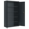 vidaXL File Cabinet Anthracite Powder-coated steel Large File Cabinet