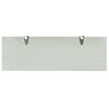 vidaXL Floating Shelf Frosted Tempered safety glass 23.6x7.9 in