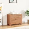 vidaXL Sideboard Teak Solid Teak Wood Medium Sideboard Rectangular