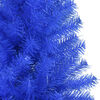 vidaXL Artificial Christmas Tree Blue PVC, Steel Artificial Christmas Tree