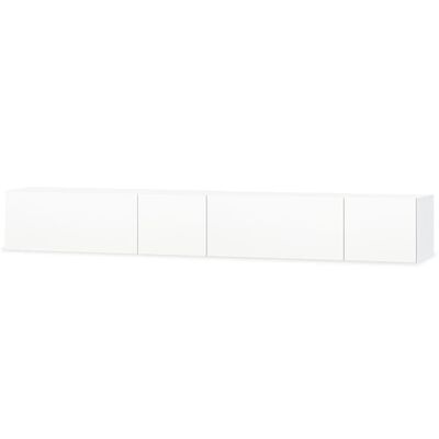 vidaXL TV Cabinets 2 pcs Engineered Wood 47.2"x15.7"x13.4" High Gloss White