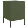 vidaXL Bedside Cabinet Olive Green Cold-Rolled Steel Medium