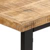 vidaXL Dining Table 43.3"x21.7"x29.5" Solid Wood Mango