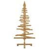 vidaXL Wooden Christmas Tree with Stand Brown 47.2" Solid pine wood