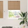 vidaXL Roller Blind with Curtains Manual Brown 47.24 x 62.99 in Bamboo