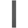 vidaXL Book Cabinet Grey Solid pine wood Medium Book Cabinet