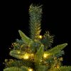 vidaXL Artificial Hinged Christmas Tree 300 LEDs 82.7"