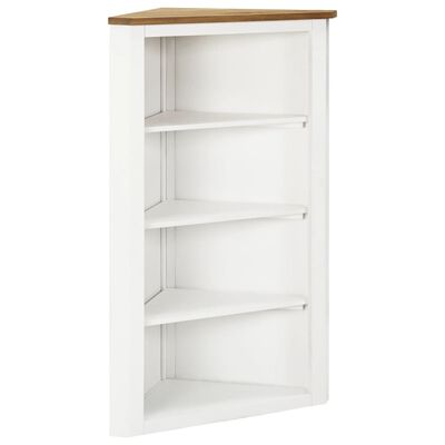 vidaXL Corner Cabinet 23.2"x14.2"x39.4" Solid Oak Wood