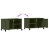 vidaXL TV Cabinet Olive Green Cold-rolled steel Small Storage